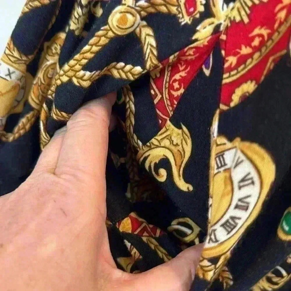 Vintage Bomber Gold Jacket Size: 16 - Picture 7 of 12